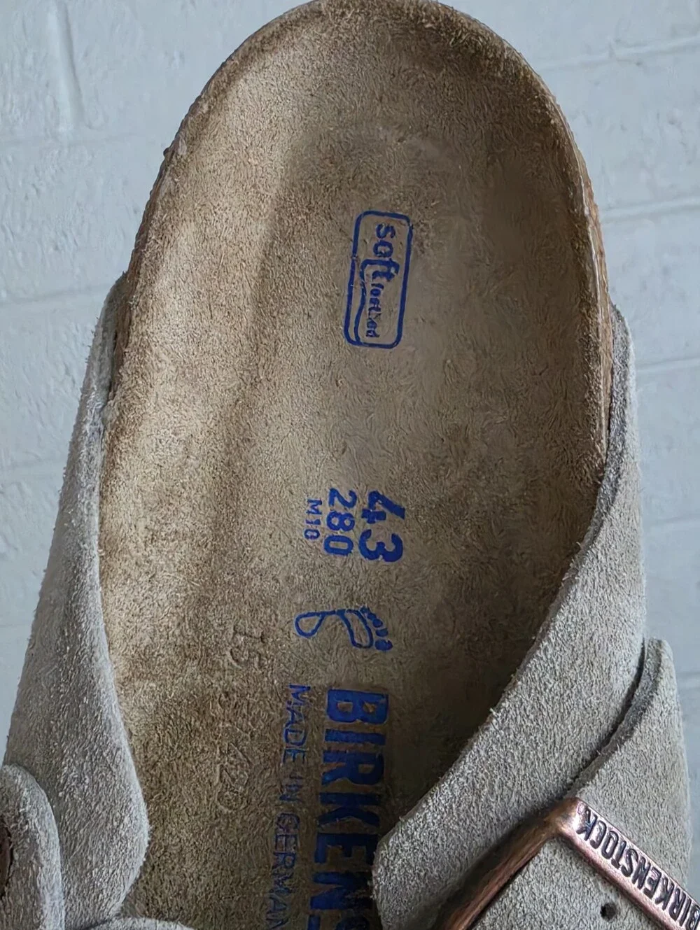Mens Birkenstock Suede Boston 43